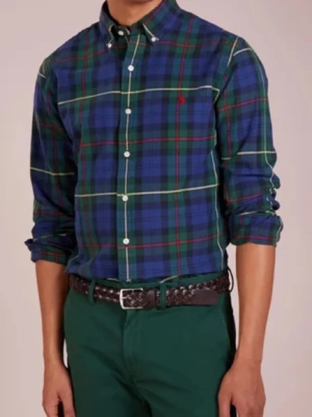 Polo by Ralph Lauren Stretch Oxford Tartan Button-Down Shirt